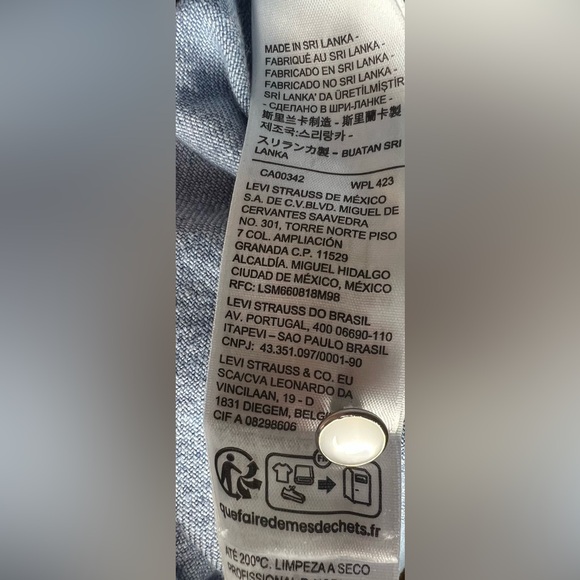 Levi’s Teodora Western Shirt Size XL - Picture 9 of 10